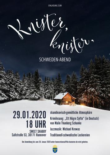 Einladung schwedischer Abend  schwedisches Honorarkonsulat