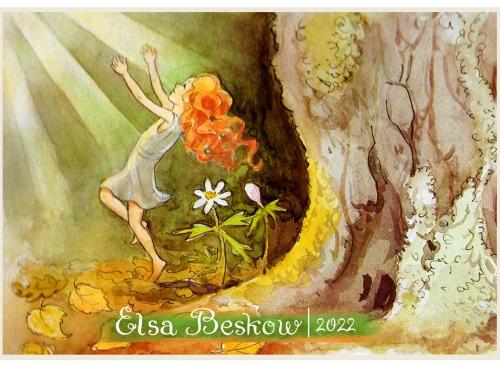 Elsa Beskow Wandkalender 2023 Rotkopf Fee - VictorCards