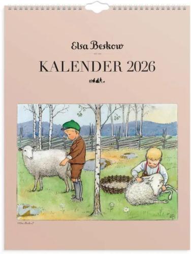 Elsa Beskow Wandkalender 2026  - Burde Frlag