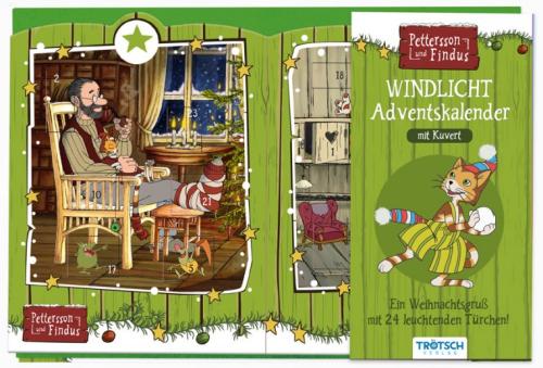 Pettersson & Findus - Windlicht-Adventskalender - Trtsch Verlag