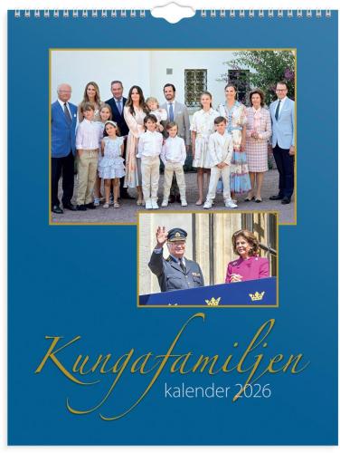 Burde Wandkalender Schwedische Knigsfamilie 2026  Burde Verlag
