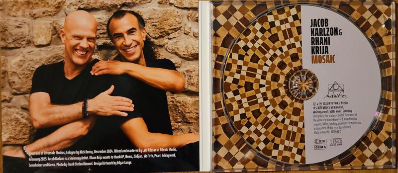 Jacob Karlzon - Rhani Krija . Mosaic � Wolfgang Sander 2025