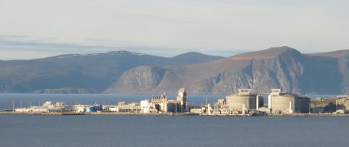 Gasverflüssigungsanlage auf Melkøya © Wolfgang Sander 2010