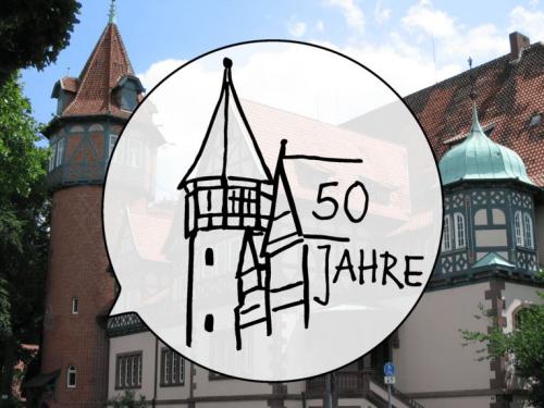 50 Jahre STZ Lister Turm © Bild LHH, Logo Sybille Grafikdesign