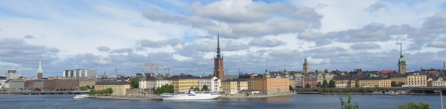 Stockholm, Riddarholmen und Gamla Stan vom Monteliusvägen © 2016 Wolfgang Sander