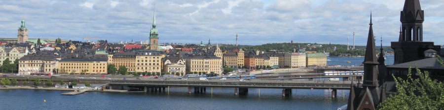 Stockholm, Gamla Stan vom Monteliusvägen © 2016 Wolfgang Sander