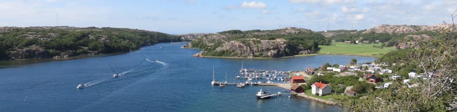 Blick vom Hornborg, Hamburgsund © 2015 Wolfgang Sander