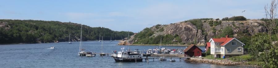 Blick vom Hornborg, Hamburgsund © 2015 Wolfgang Sander